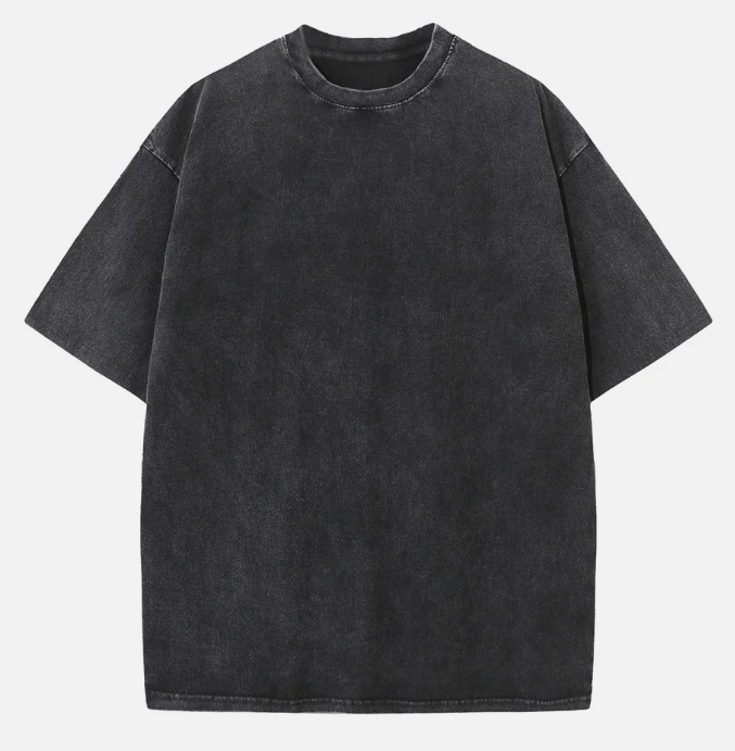 Playera Oversize 280g Acid Wash