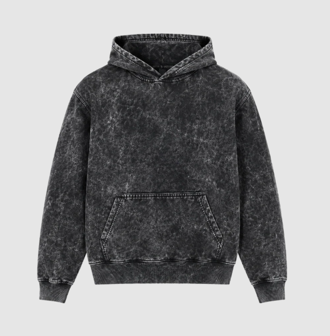 Sudadera Boxy Premium 420g Acid Wash